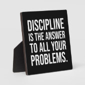 Discipline is het antwoord, gymnastiek, gedrang, s fotoplaat (Voorkant)