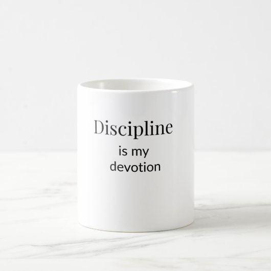 Discipline is mijn Toewijding Mok (Center)