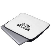 Discipline Is My Only Mood Minimalist  Laptop Sleeve (Voorkant onderkant)