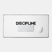 Discipline Is My Only Mood Minimalist Large Bureaumat (Keyboard & Muis)