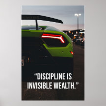 Discipline Is Onzichtbare Rijkdom Supercar Citaat