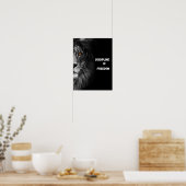 Discipline is vrijheid in het uiterste geval dicht poster (Keuken)