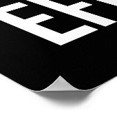 Discipline is vrijheid vermomd als inspanning, suc poster (Hoek)