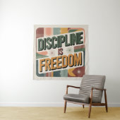 Discipline Is Vrijheid Wandkleed (In situ)