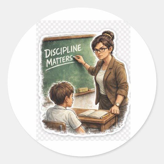 Discipline Matters Teacher Sticker (Voorkant)
