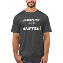 DISCIPLINE Minimaal Motivatief Quote T-Shirt