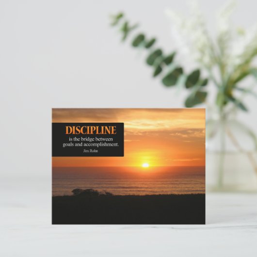 Discipline Motivatie Briefkaart (Staand voorkant)