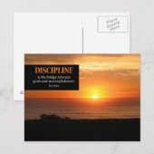 Discipline Motivatie Briefkaart (Voorkant / Achterkant)