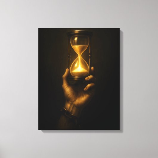 Discipline Over Comfort Canvas Print (Voorkant)