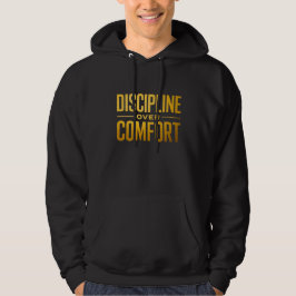 Discipline Over Comfort T-shirt | Motivatie & Gees