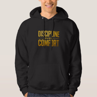 Discipline Over Comfort T-shirt | Motivatie & Gees