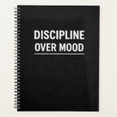 Discipline Over Mood Motivational Planner (Voorkant)
