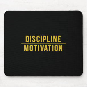 Discipline over motivatie Gym Workout Hustle Musc Muismat