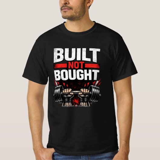 Discipline Over Motivation Gym T-Shirt | Hardcore  (Voorkant)