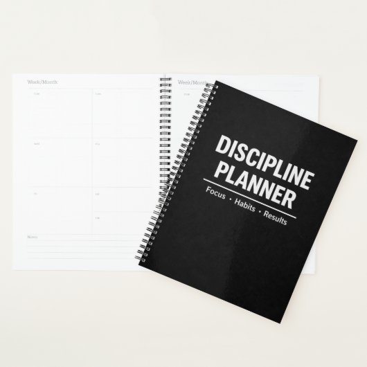 Discipline Planner Focus Habits Results (Display)