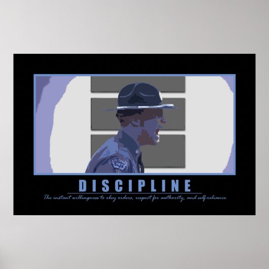 Discipline Poster (Voorkant)