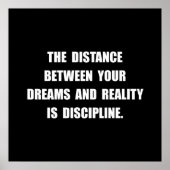 Discipline Quote Poster (Voorkant)