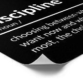 Discipline Quote Poster (Hoek)
