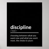 Discipline Quote Poster (Voorkant)