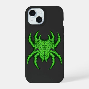 Discipline Spider Groen Gym Bodybuilding Kunst iPhone 15 Case