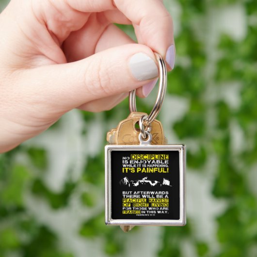 DISCIPLINE - Squat Workout Motivatie Sleutelhanger (Hand)