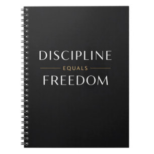 Discipline Staat Gelijk Aan Vrijheid Motivatie Cit Notitieboek