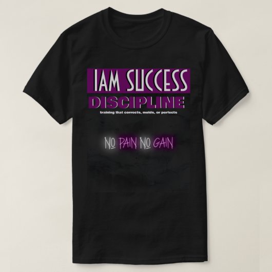 DISCIPLINE T-SHIRT (Design voorkant)