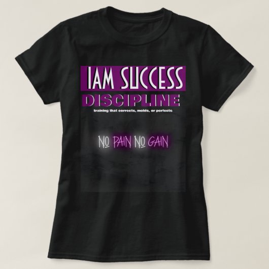 DISCIPLINE T-SHIRT (Design voorkant)