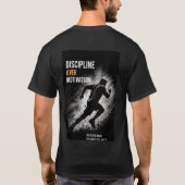 🔥 Discipline Training Voor Tienerjongens 💪 T-shirt (Achterkant)