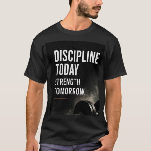 💪 Discipline Vandaag Sterkte Morgen Motivatie ✨ T-shirt