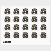 Discipline Vandaag Succes Morgen Panda Sticker | (Vel)