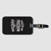 Discipline Vandaag, Vrijheid Morgen Bagagelabel (Voorkant (horizontaal))