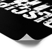 Discipline verslaat motivatie1 poster (Hoek)