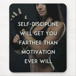Discipline versus Motivatie - Inspiratie voor een  Muismat