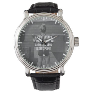Discipline - Willen versus bereiken, fitness voor Horloge