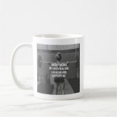 Discipline - Willen versus bereiken, fitness voor  Koffiemok (Links)