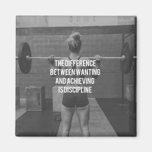 Discipline - Willen versus bereiken, fitness voor Magneet
