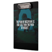 Discipline - Workout Inspirerend Klembord (Links)