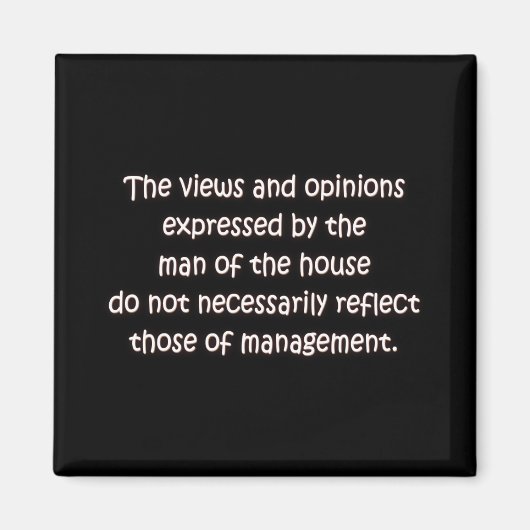 Disclaimer Magnet (Voorkant)