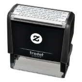 Disclaimer voor openbaar notariaat Aangepaste info Zelfinktende Stempel (Product)
