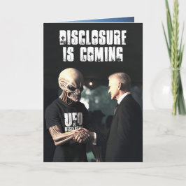 Disclosure Is Coming  Birthday V1 Feestdagen Kaart