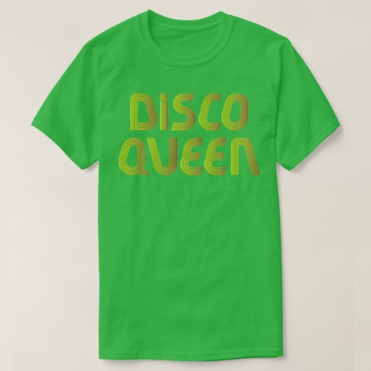 Disco 1970s dansmuziek t-shirt (Design voorkant)