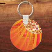 Disco ~ 1980 s Disco Ball Sleutelhanger (Voorkant)
