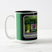 Disco 3000 - Oddie Beau Tweekleurige Koffiemok (Links)