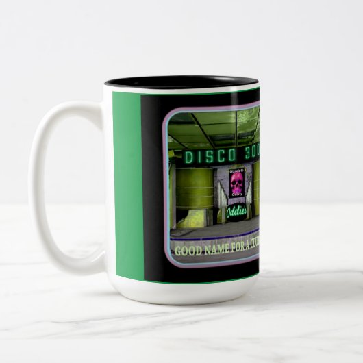 Disco 3000 - Oddie Beau Tweekleurige Koffiemok (Links)