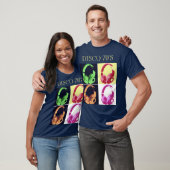 Disco 70 blauw Pop Art Music Entertainment Retro T-shirt (Unisex)