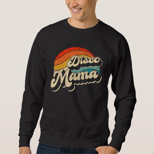 Disco 70 s Costume Mens Women Retro Disco Mama Trui (Voorkant)
