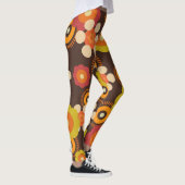Disco 70s 60s Retro Flowers Pop Culture Leggings (Rechts)