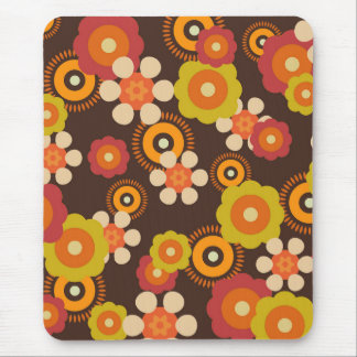 Disco 70s 60s Retro Flowers Pop Culture Muismat