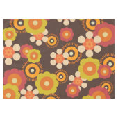 Disco 70s 60s Retro Flowers Pop Culture Tafelkleed (Voorkant (Horizontaal))